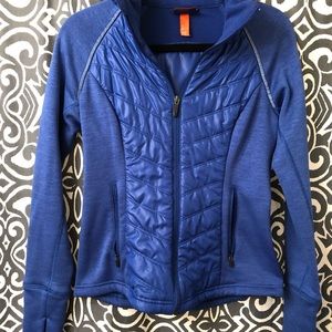 Zella down vest jogging jacket
